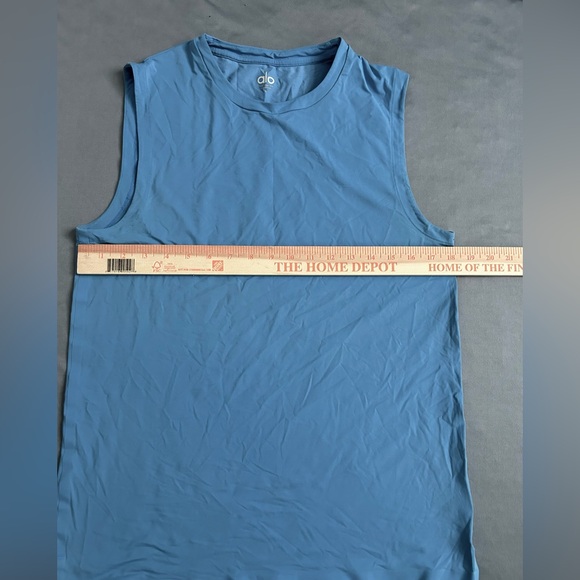 Alo Yoga Lot of 2 Men's Triumph Muscle Tank Top Teal&Blue Size Small - Picture 11 of 12